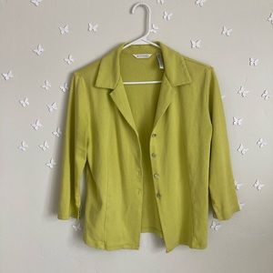 Cropped Cardigan Courter Sleeve Top